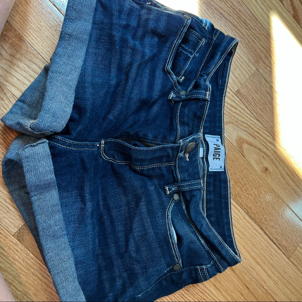 Paige shorts size 25